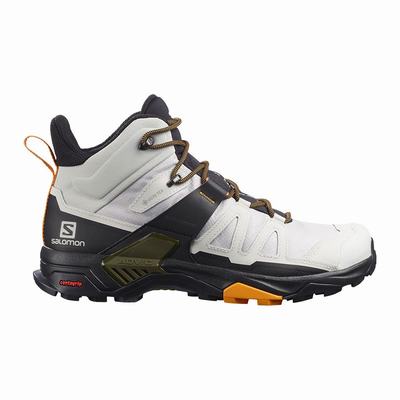 Férfi Salomon X ULTRA 4 MID GORE-TEX Túrabakancs SA0627931 Szürke/Fehér